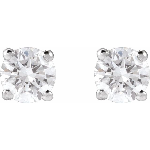 14K 1/2 CTW Lab-Grown Diamond Stud Earrings