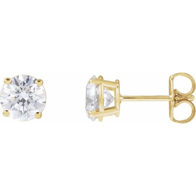 14K 1 1/2 CTW Lab-Grown Diamond Stud Earrings