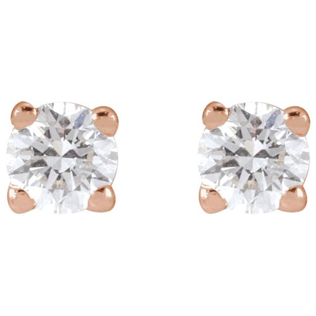 14K 1/6 CTW Lab-Grown Diamond Stud Earrings