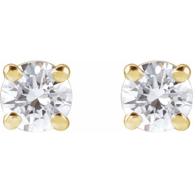 14K 1/3 CTW Lab-Grown Diamond Stud Earrings