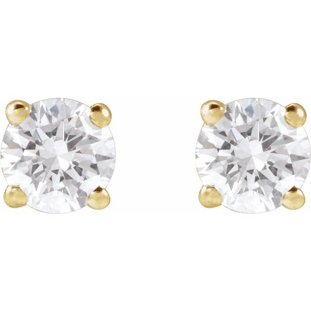 14K 1/2 CTW Lab-Grown Diamond Stud Earrings