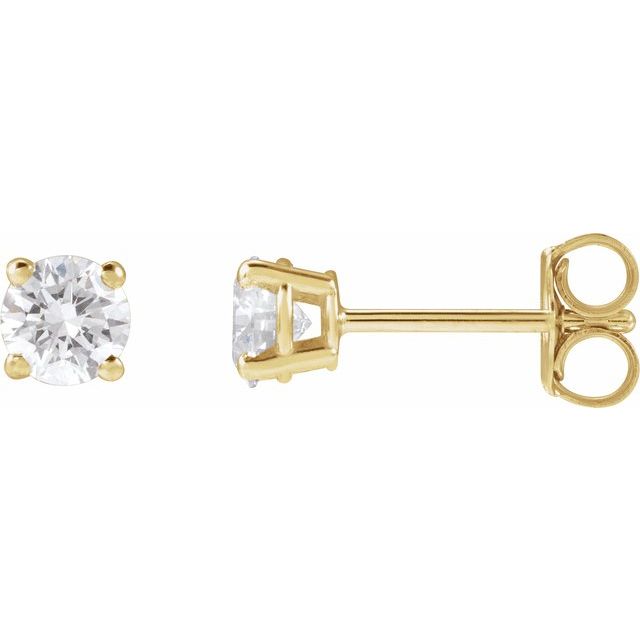 14K 1/2 CTW Lab-Grown Diamond Stud Earrings