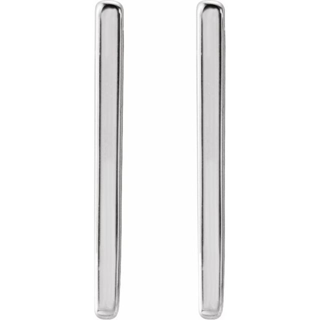 Sterling Silver Geometric Hinged Hoop Earrings