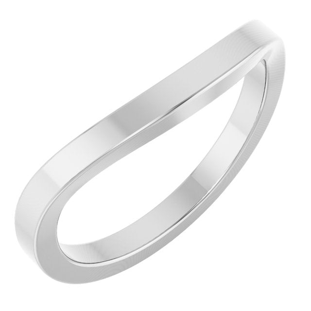 14K Matching Band for Pear Ring