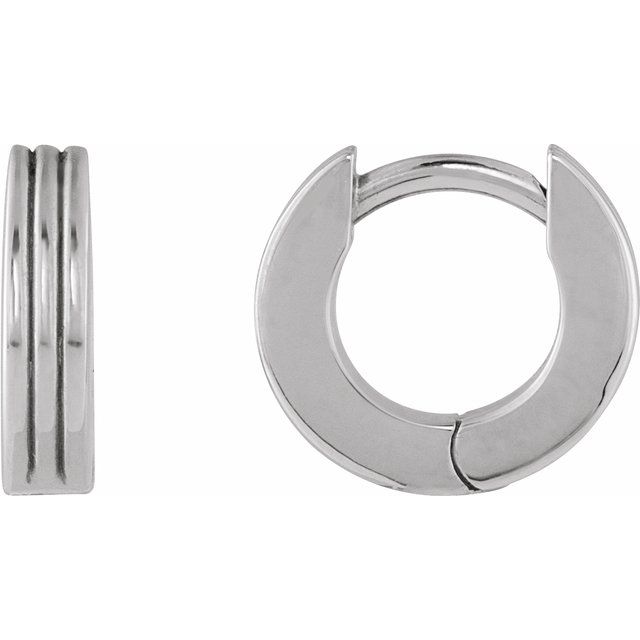 Hinged Huggie Hoop Earrings