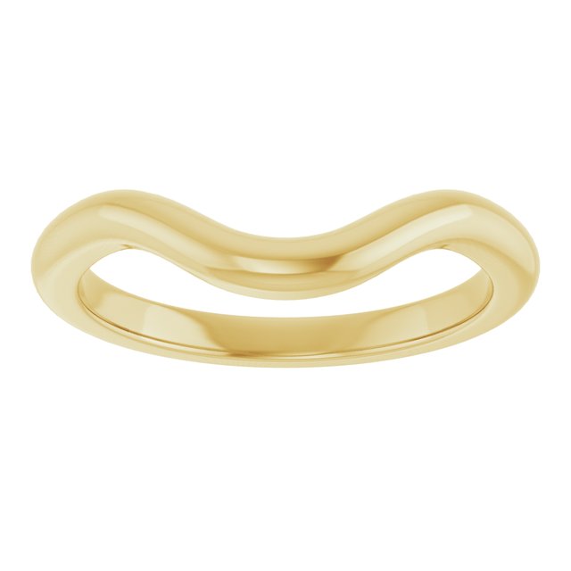 18K Band for Round Ring