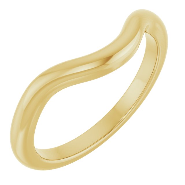 18K Band for Round Ring