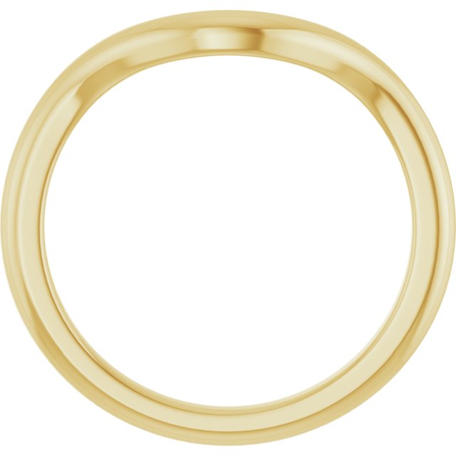18K Band for Round Ring