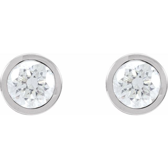 14K 1 1/2 CTW Lab-Grown Diamond Cocktail-Style Earrings