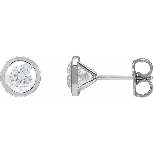 14K 1 1/2 CTW Lab-Grown Diamond Cocktail-Style Earrings