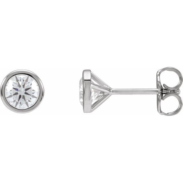 14K 3/4 CTW Lab-Grown Diamond Cocktail-Style Earrings