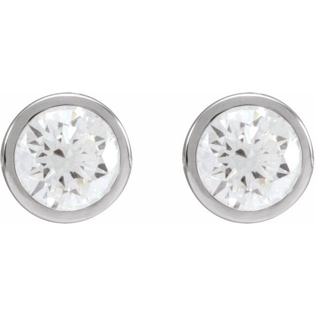 14K 1 CTW Lab-Grown Diamond Cocktail-Style Earrings