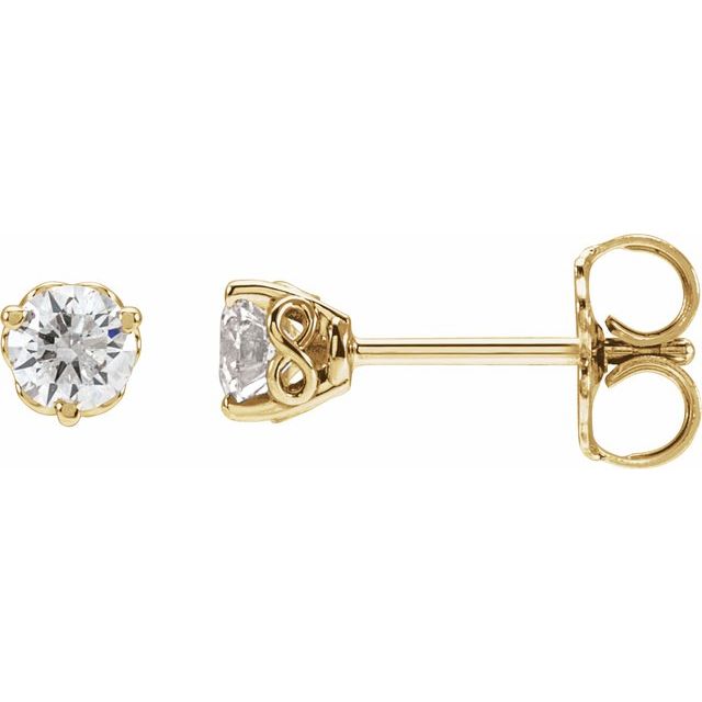 Round 1/3 CTW Lab-Grown Diamond Infinity-Inspired Earrings
