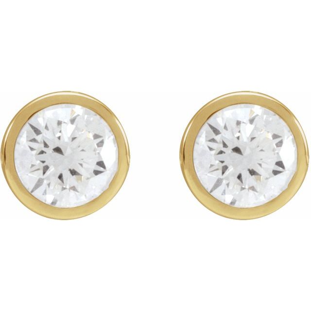 14K 1 CTW Lab-Grown Diamond Cocktail-Style Earrings