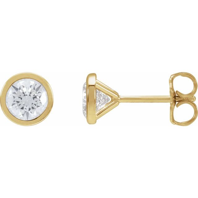 14K 1 CTW Lab-Grown Diamond Cocktail-Style Earrings