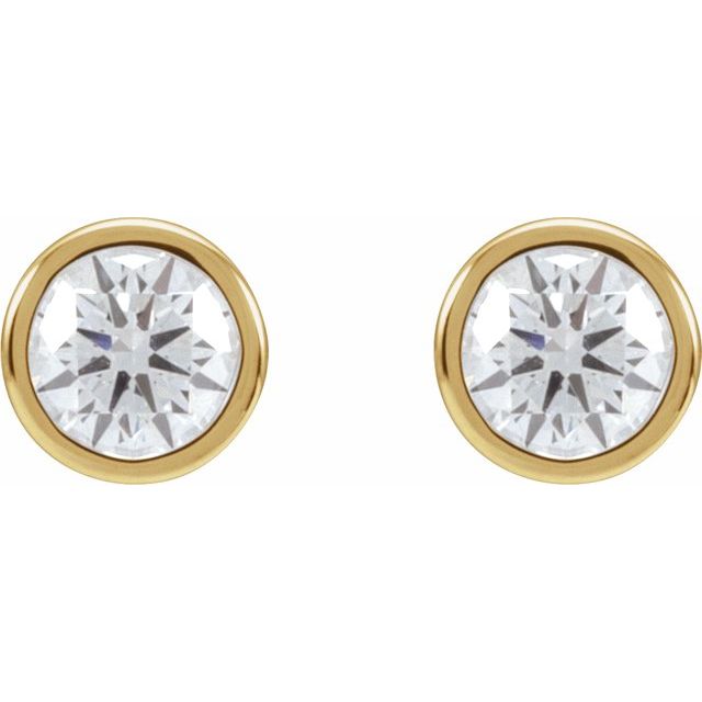 14K 3/4 CTW Lab-Grown Diamond Cocktail-Style Earrings