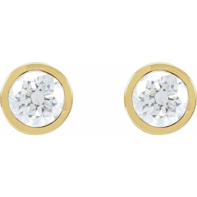 14K 1 1/2 CTW Lab-Grown Diamond Cocktail-Style Earrings