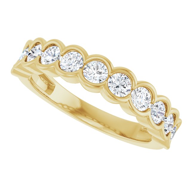 14K Yellow 1 CTW Lab-Grown Diamond Band