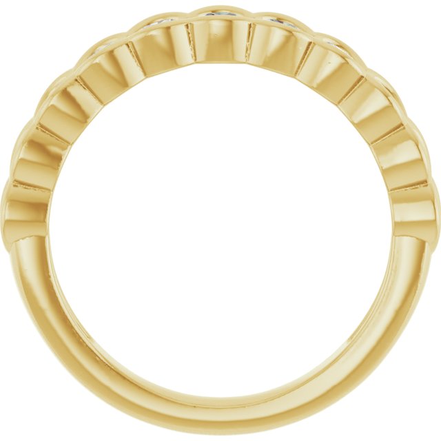 14K Yellow 1 CTW Lab-Grown Diamond Band