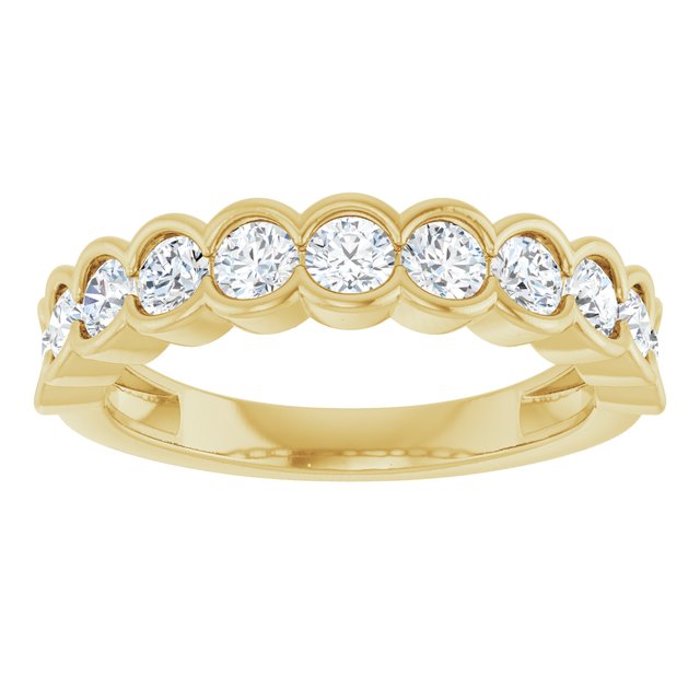 14K Yellow 1 CTW Lab-Grown Diamond Band