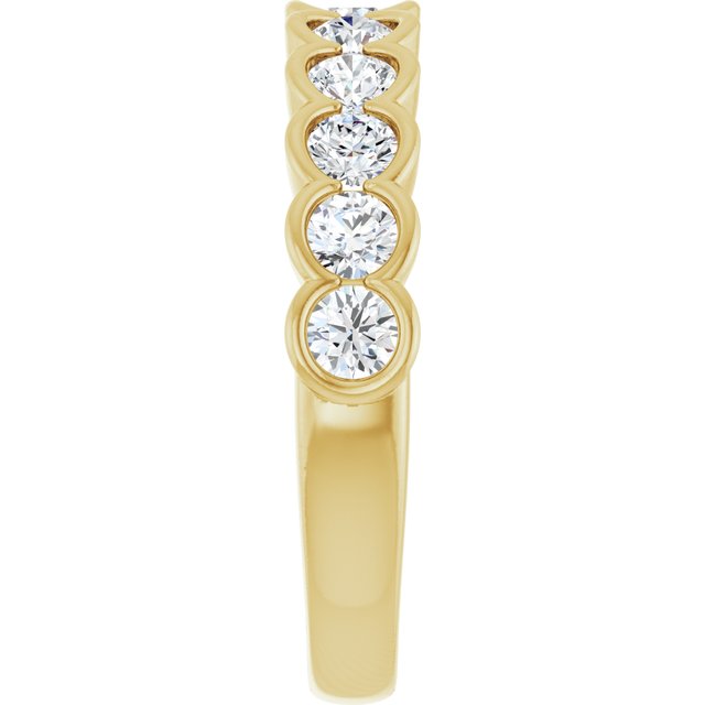 14K Yellow 1 CTW Lab-Grown Diamond Band