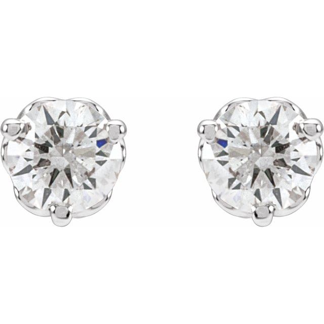 Round 1/3 CTW Lab-Grown Diamond Infinity-Inspired Earrings
