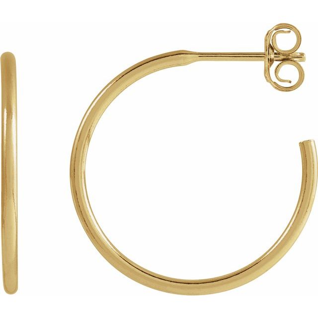 14K Gold-Filled Hoop Earrings