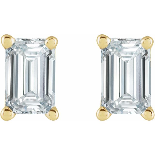 14K 1 1/3 CT Lab-Grown Diamond Earring