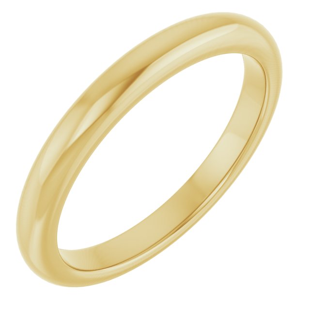18K Band for Oval Ring