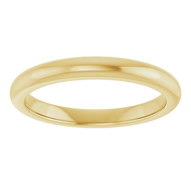18K Band for Oval Ring