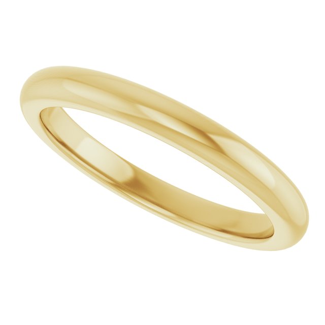 18K Band for Oval Ring
