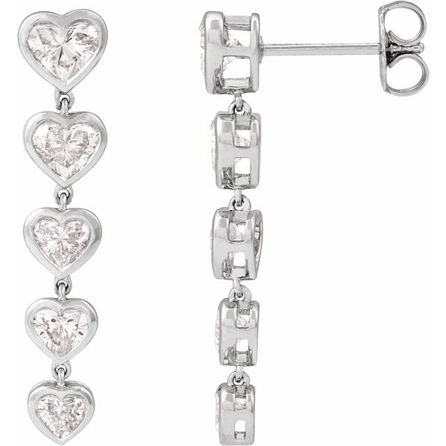 14K 2 3/4 CTW Lab-Grown Diamond Earrings