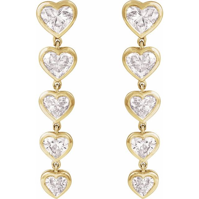 14K 2 3/4 CTW Lab-Grown Diamond Earrings