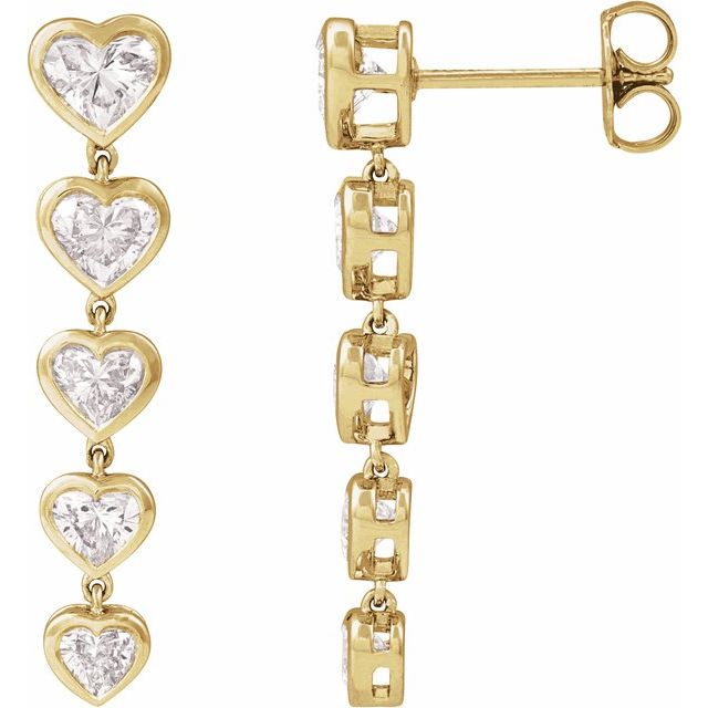 14K 2 3/4 CTW Lab-Grown Diamond Earrings