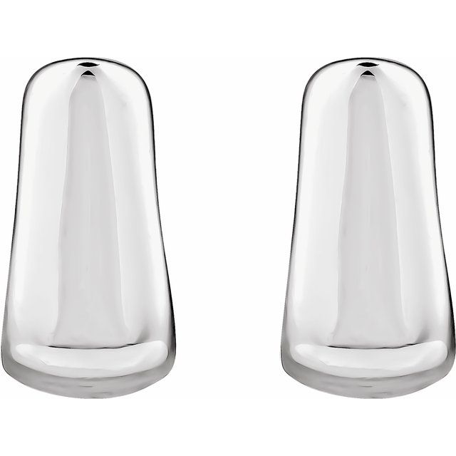Sterling Silver Electroform Square Hoop Earrings