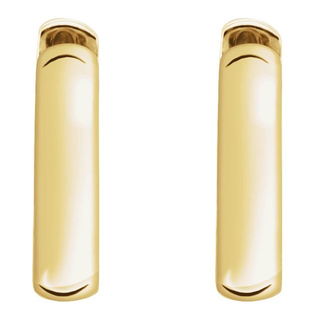 14K Hinged Hoop Single Earring
