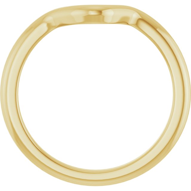 18K Band for Marquise Ring