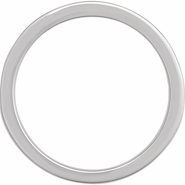 14K White 7/8 CTW Natural Diamond Channel-Set Band
