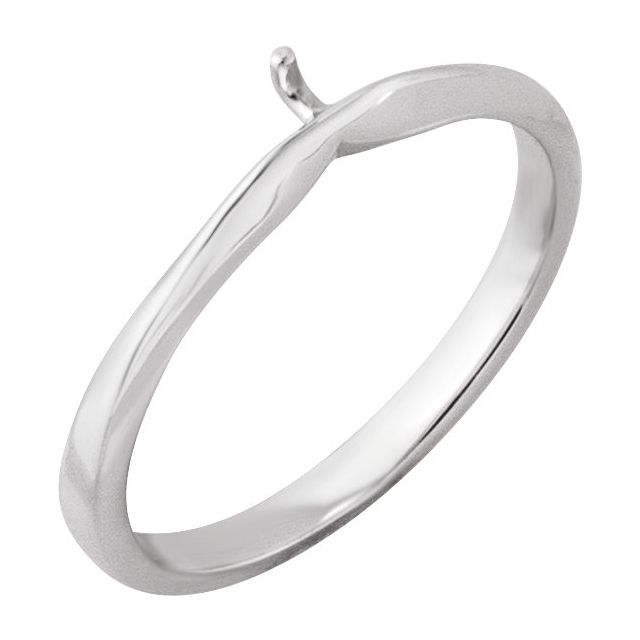 14K White Band