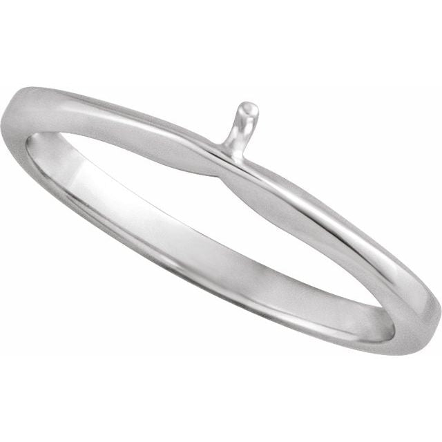 14K White Band
