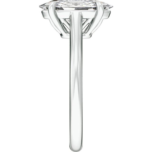 12.1 x 6.05 mm Oval 2 CTW Lab-Grown Diamond Engagement Ring