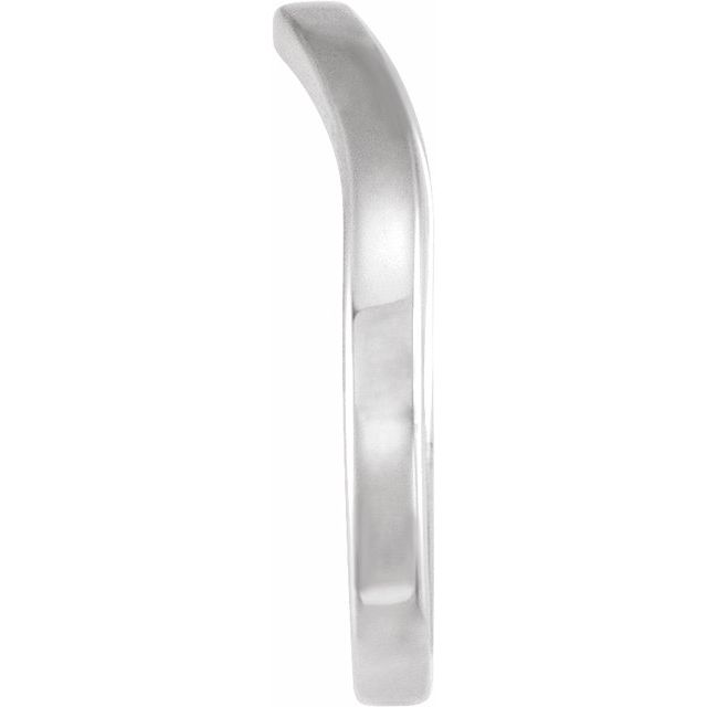 14K White Band #1