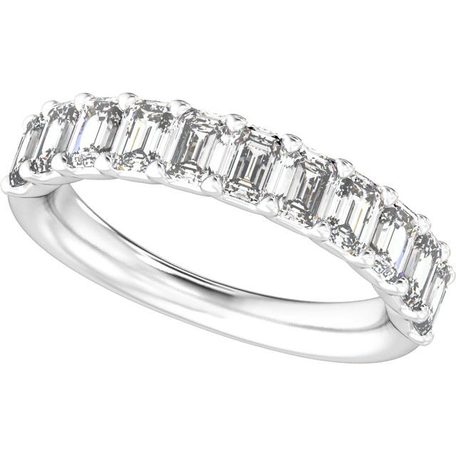 14K White 2 1/5 CTW Lab-Grown Diamond Band