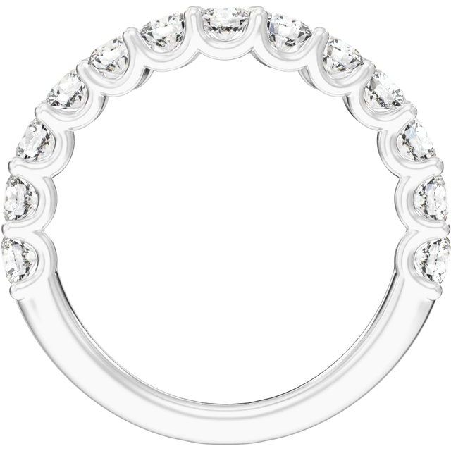 14K White 1 1/3 CTW Lab-Grown Diamond Band
