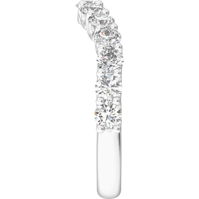 14K White 1 1/3 CTW Lab-Grown Diamond Band