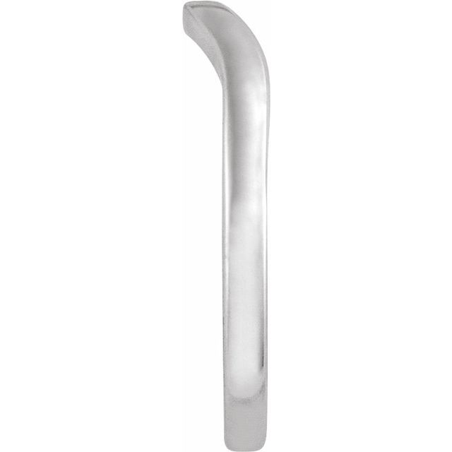 14K White Matching Band
