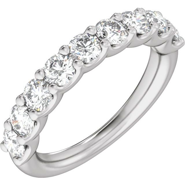 14K White 1 7/8 CTW Lab-Grown Diamond Band