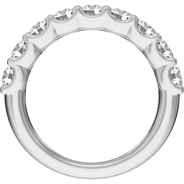 14K White 1 7/8 CTW Lab-Grown Diamond Band
