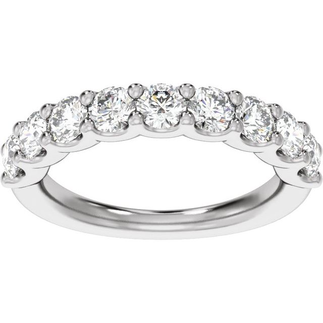 14K White 1 7/8 CTW Lab-Grown Diamond Band