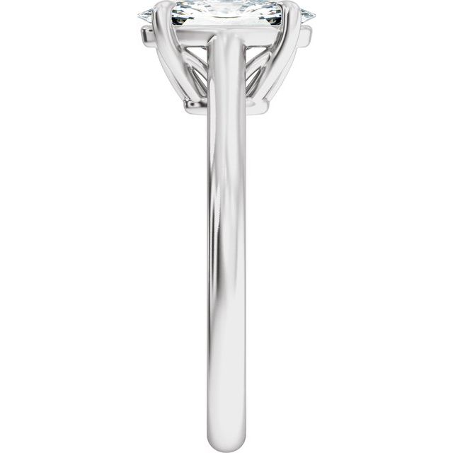 9.8 x 4.9 mm Oval 1 CTW Lab-Grown Diamond Engagement Ring